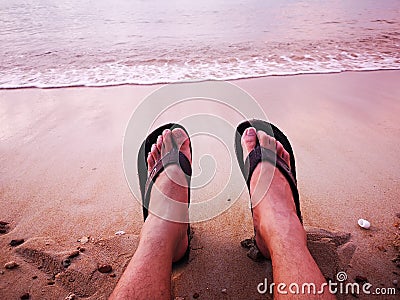 Goâ€‹ wherever youâ€‹ feet take Stock Photo